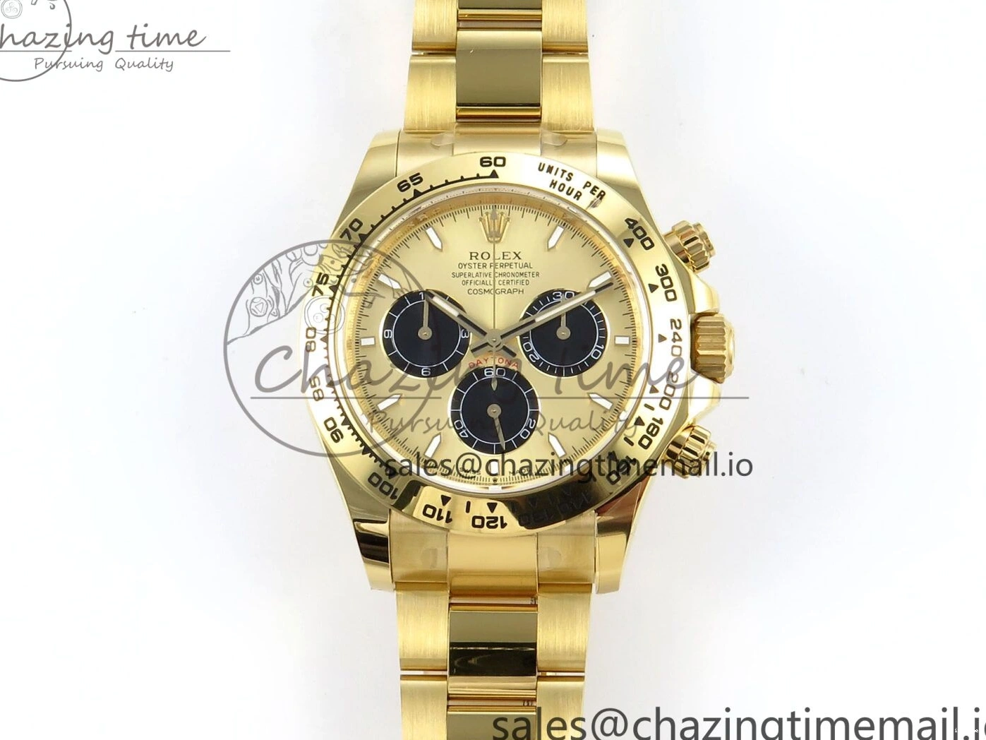 MiroTime 0507 Daytona 126508 APSF 1:1 Best Edition YG Black Dial on YG Braclet SH Unisex 739
